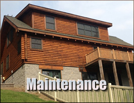  Mount Solon, Virginia Log Home Maintenance