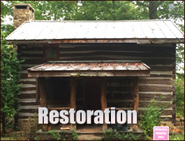 Historic Log Cabin Restoration  Mount Solon, Virginia